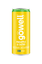 Funktionsdryck Ananas & Kaktus 33 cl Gowell